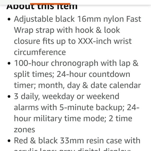 New Unisex Timex Black and Red Expedition Digital Watch - Picture 3 of 8